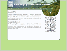 Tablet Screenshot of blueridgepermaculture.net